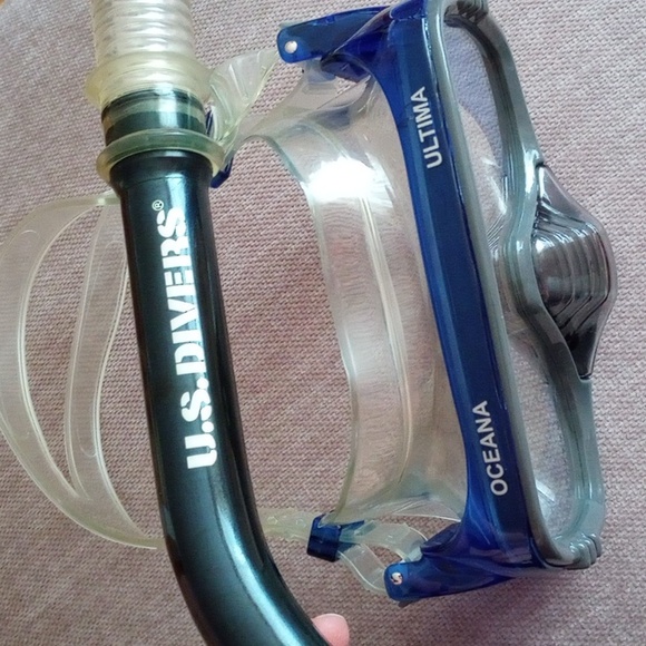 US Divers Oceans Ultima Snorkel + Mask  RARE Style!! - Picture 5 of 13